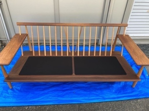 柏木工　3人掛けソファ　現状品