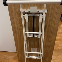 【美品】昇降式テーブル　ナチュラルの画像