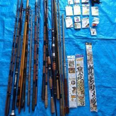 釣り竿、釣り道具セット