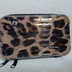 スーツケース型バック☆　ヒョウ柄
