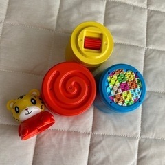 こどもチャレンジ　しまじろうカップタワーの画像