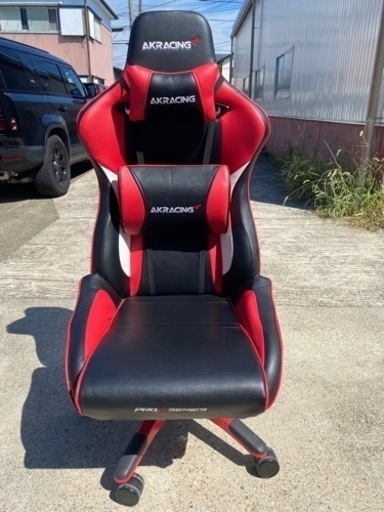 AK　Racing ゲーミングチェア レッド×ブラック●E092M421