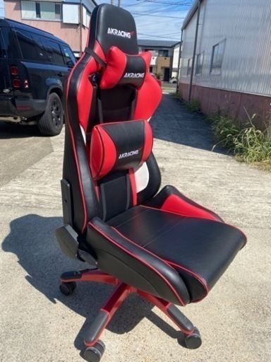 AK　Racing ゲーミングチェア レッド×ブラック●E092M421