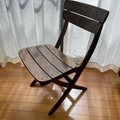 木製　椅子　の画像