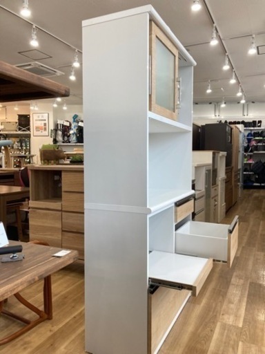 【トレファク高槻店】取りに来れる方限定！ナチュラルなレンジボード（2枚扉）のご紹介です！