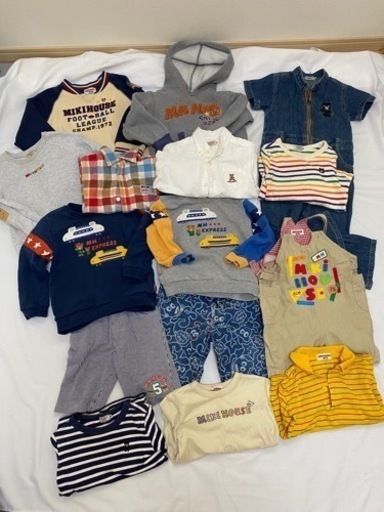 ミキハウス  100サイズ　男の子　まとめ売り　15点セット