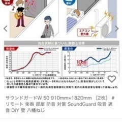 防音 遮音＆吸音材 サウンドガードW 定価14000円の画像