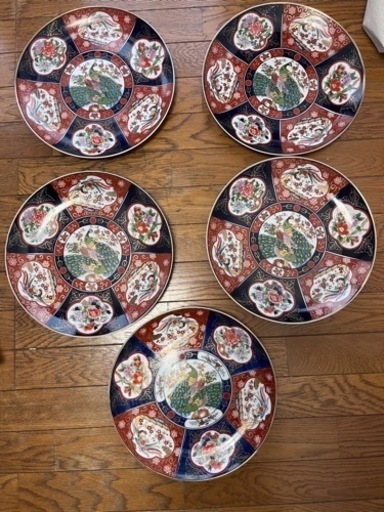 伊万里大皿5枚揃い