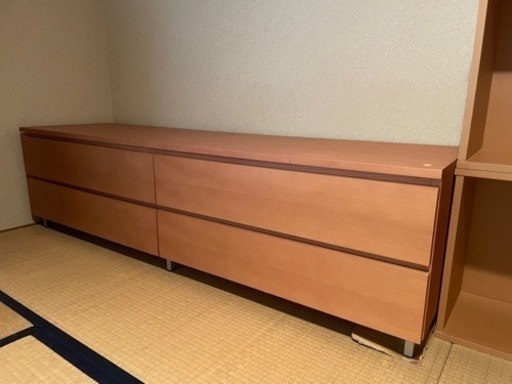 MUJI 無印良品　廃盤モデル　ブナ材　2段衣装タンス