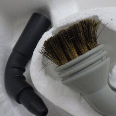 #9297 【スチームクリーナー】 アイリスオーヤマ STM-303Q 数回使用 ハンディ スチーム 掃除 付属品・箱有り 通電確認済みの画像