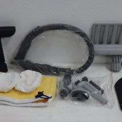 #9297 【スチームクリーナー】 アイリスオーヤマ STM-303Q 数回使用 ハンディ スチーム 掃除 付属品・箱有り 通電確認済みの画像