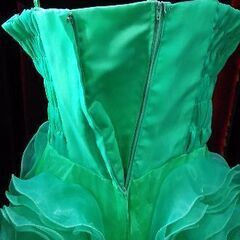 ★SALE★☆USED☆　エメラルドグリーン・パーティードレスの画像