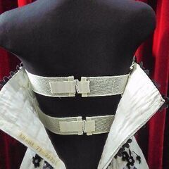 ★SALE★☆USED☆　ホワイト×フラワー・パーティードレス（STEFANO RICCI FIRENZE ）の画像