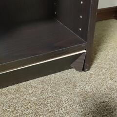 棚　ダークブラウンの画像