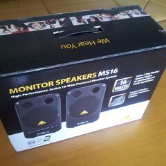 500円値下げしました　behringer モニタースピーカーMS16