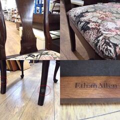 ④ イーセンアーレン チェア イス ダイニングチェア ハイバックチェア ETHAN ALLEN 椅子 札幌市 厚別区の画像
