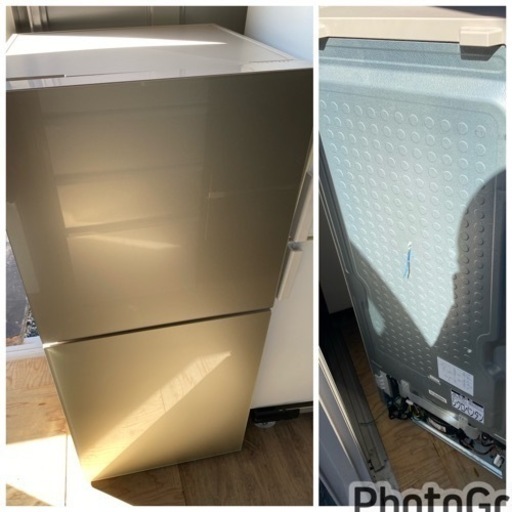 冷蔵庫 146L 冷凍庫大容量73L KHR-EJ15【安心の3ヶ月保証☆送料に設置込】