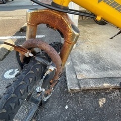折りたたみ自転車の画像