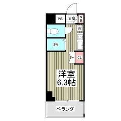 💙💙フリーレント1ヶ月付き😍敷礼０！《1R》松戸市🐻馬橋駅から徒...