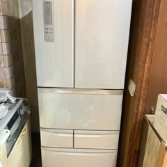 TOSHIBA ノンフロン冷蔵庫 GR-E47F(SS) 2012年製の画像