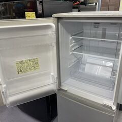 冷蔵庫 137L 2016年製 シャープ SJ-D14B-S 2ドア 130Lクラス