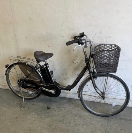 50★岐阜発　△Panasonic/ViViパナソニック/電動アシスト自転車△24インチ/3段変速/充電器無し/アシスト走行確認/現状品　R5.2/28★a