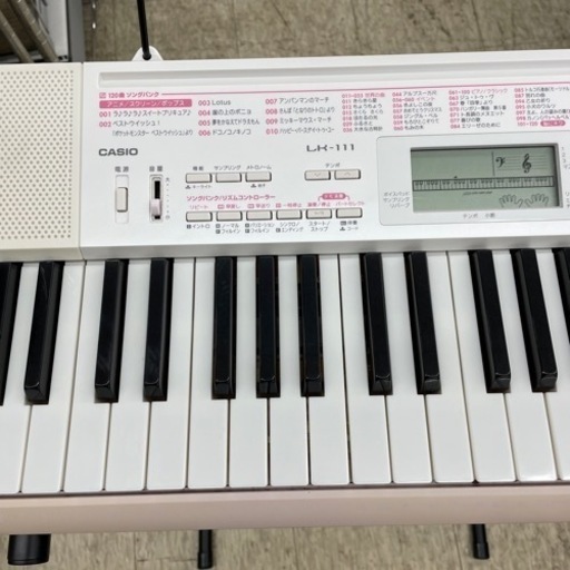 キーボード CASIO LK-111 ※2400010233678 キーボード CASIO LK-111 ※2400010233678