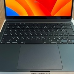 MacBook air m2 メモリ8gb SSD512 ミッドナイト 2022の画像