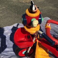 ■9846■アイデス 三輪車 ミッキーマウス ポップンカーゴ三輪車 乗用玩具 おもちゃの画像
