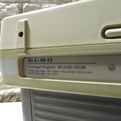 ELMO エルモ OHP オーバーヘッドプロジェクター HP-A380 ZOOM 通電だけ 札幌市の画像