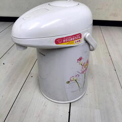 T【コレ見て　ポット】　象印　昭和レトロ　ポット　ガラス製　魔法瓶　AB-RB22　押すだけポットの画像