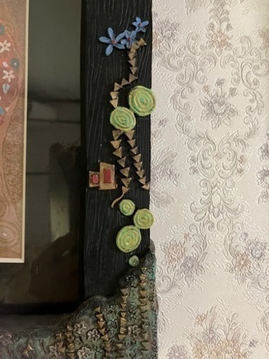 彫刻した額がいいです　　クリムト　絵画?️