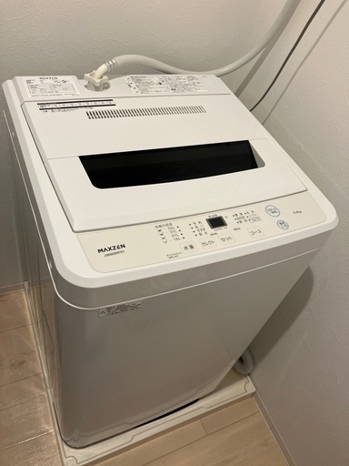 MAXZEN 6.0kg 洗濯機