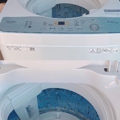 シャープ SHARP ES-GE5C-W 動作OK 全自動洗濯機 5.5kg ホワイト 2019年製