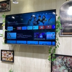 TCL 43インチテレビと壁掛け金具セット