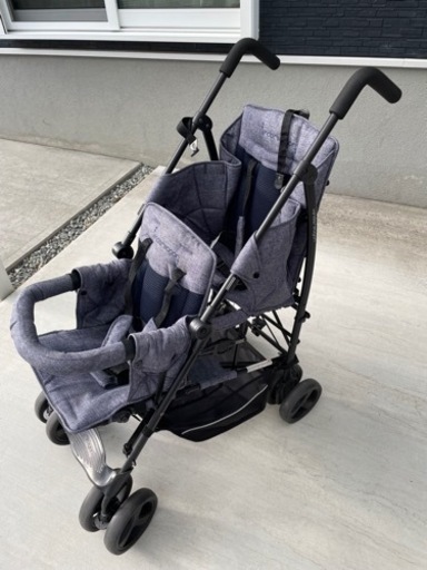 kinderwagon DUOシティ HOP 2人乗りベビーカー 縦型