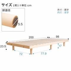 シングルベッド　ポケットコイルマットレスセットの画像