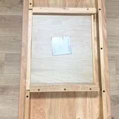 美品　LOWYA [幅100] パソコンデスク 台　単品  幅100] パソコンデスク 単品 無垢集成材 無垢材 子供部屋 勉強　引き出し　収納　在宅　机　テーブル　カフェ　おしゃれ　ハイテーブル　ナチュラル　北欧　無垢　木製　キッチン　リビング　おしゃれ　の画像