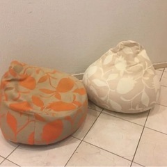 BEAN BAG CHAIR ビーンバッグ チェア 2脚セット！...