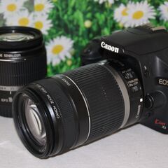 美品❤️Canon kiss X3 ダブルズームキット❤️高画質...