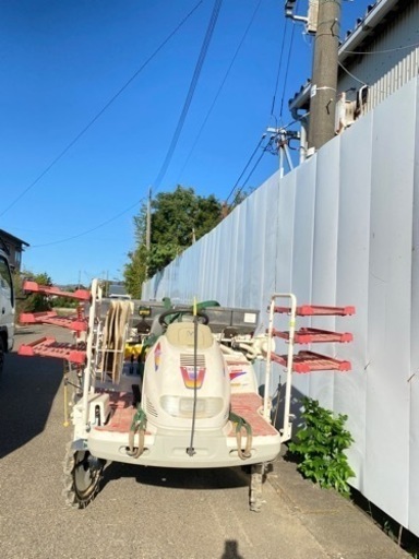 新潟〉ヤンマー 6条 田植え機 VP6 田植機 10.5馬力 水平 パワステ セル ペダル変速 ナイスティUFO 実動 中古 【近隣県配送可】  1