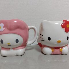 お取引中🉐最終値下げ🌟キティ&マイメロディコップセット