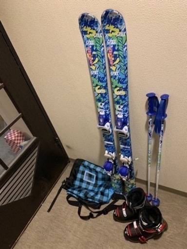 カザマROCKER 116 スキー 子供用スキーセット KAZAMA ROCKER 116cm、STREULE 23.0cm