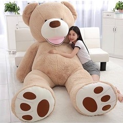 熊 ぬいぐるみ 約160cmの画像