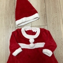 しまむら　サンタワンピース　サンタ帽子　90サイズ