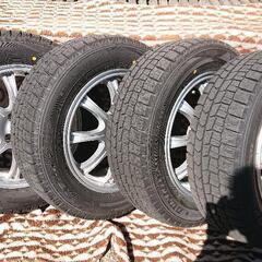 【美品】185/65R15 88Q 中古スタッドレスタイヤ＋アル...