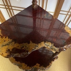 花梨(天然木)の3段棚の画像