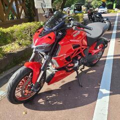 フルカスタム　ストリートファイターＶ４顔面移植　フルパワー　ディアベル　車検有　即乗り出し　カーボンハンドル　クリアクラッチカバーの画像