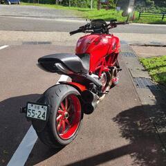フルカスタム　ストリートファイターＶ４顔面移植　フルパワー　ディアベル　車検有　即乗り出し　カーボンハンドル　クリアクラッチカバーの画像