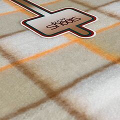 ウィンターシーツ（アクリル100％）130×230cm（レトロ）の画像